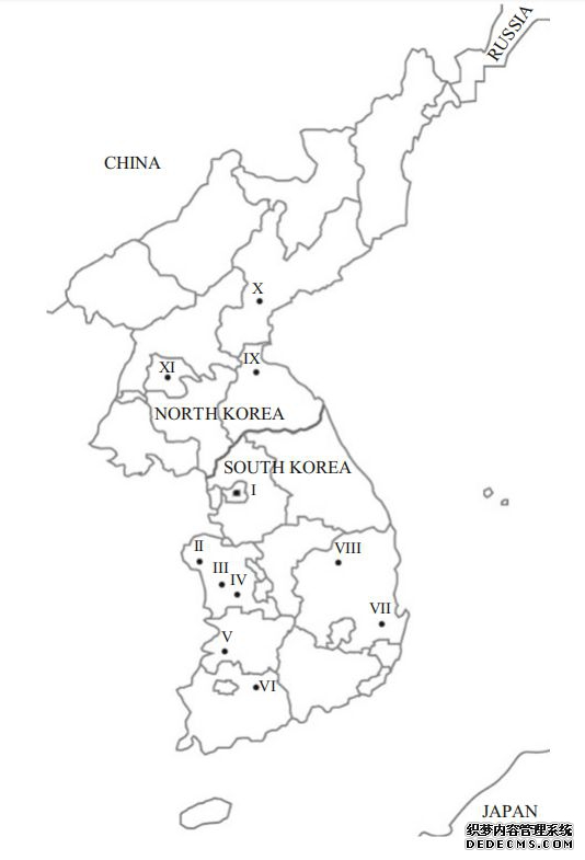 韩国传统图案：饰带和墙纸